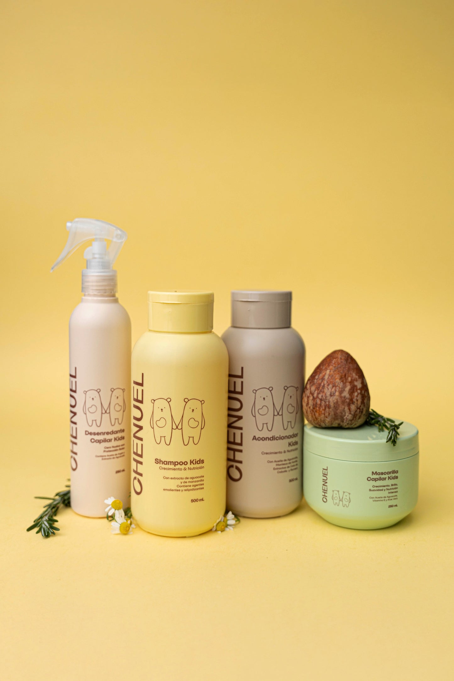 Shampoo Acondicionador Desenredante y Mascarilla KIDS