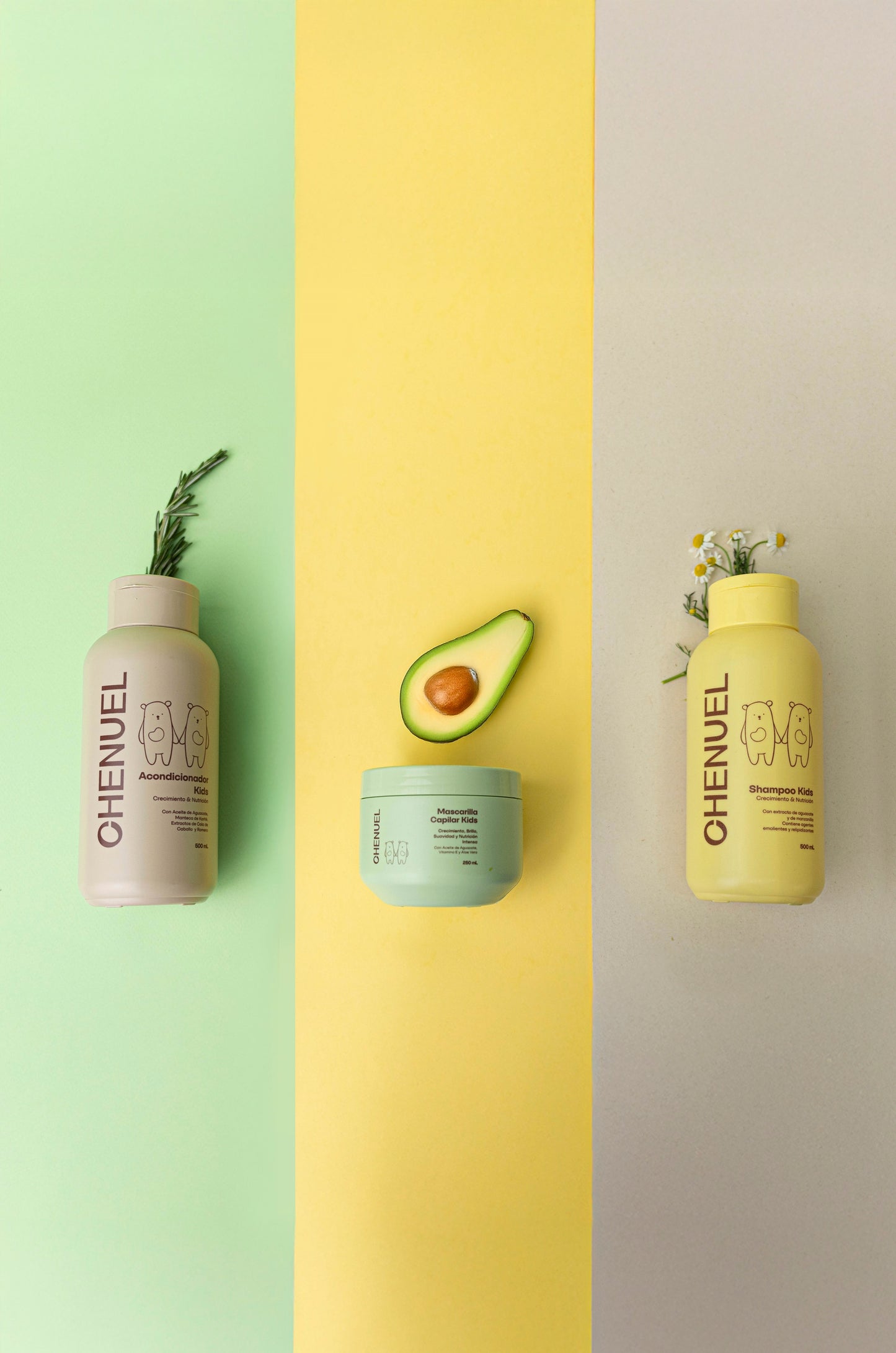 Shampoo Acondicionador y Mascarilla KIDS