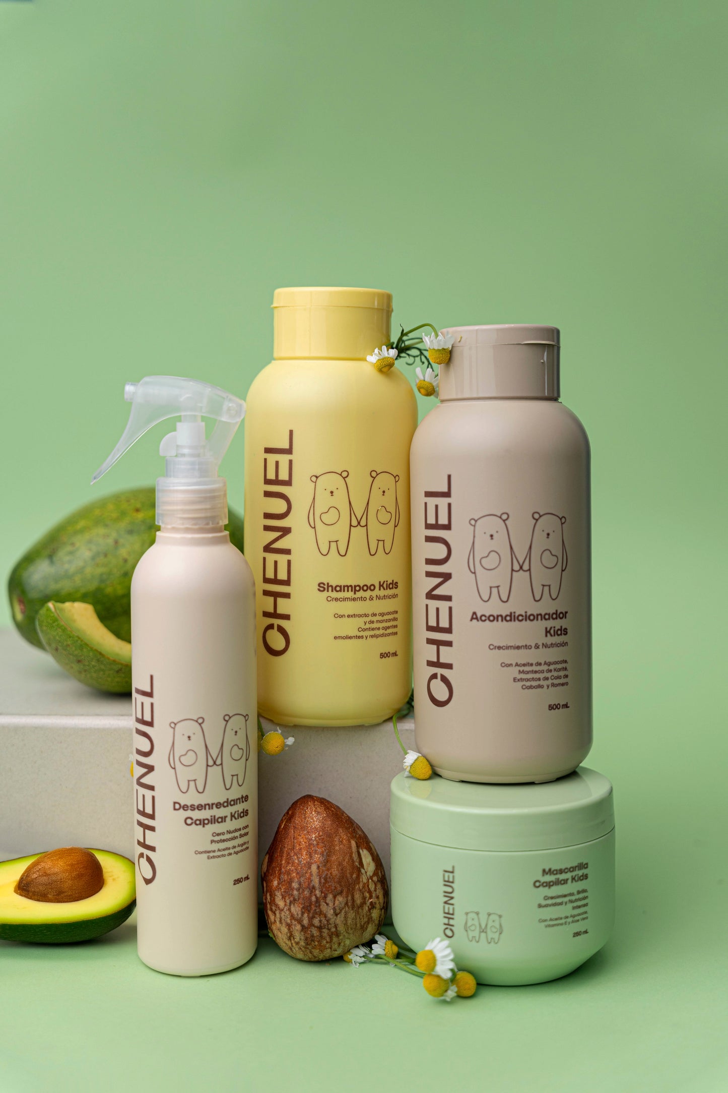 Shampoo Acondicionador Desenredante y Mascarilla KIDS
