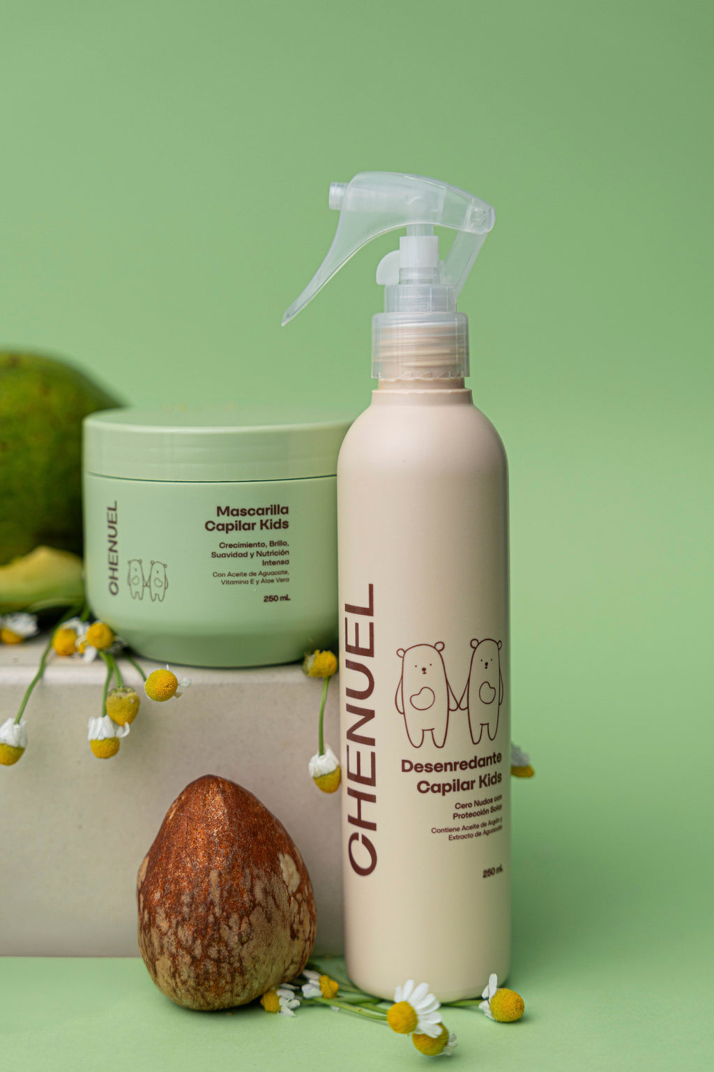 Mascarilla y Desenredante KIDS - Dúo Completo de Reparación y Peinado