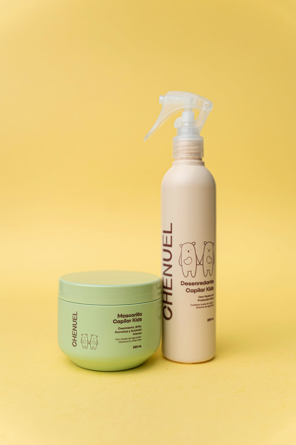 Mascarilla y Desenredante KIDS - Dúo Completo de Reparación y Peinado