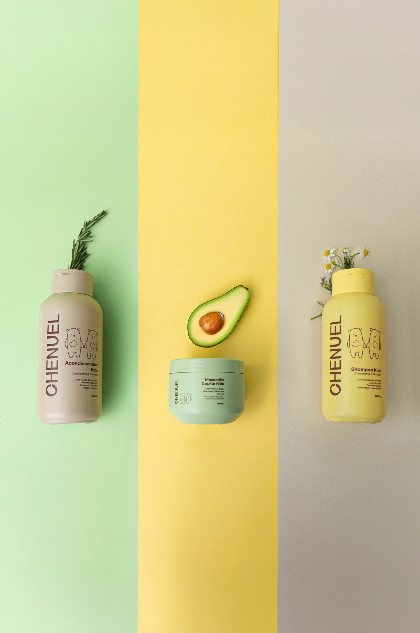 Shampoo Acondicionador y  Mascarilla KIDS