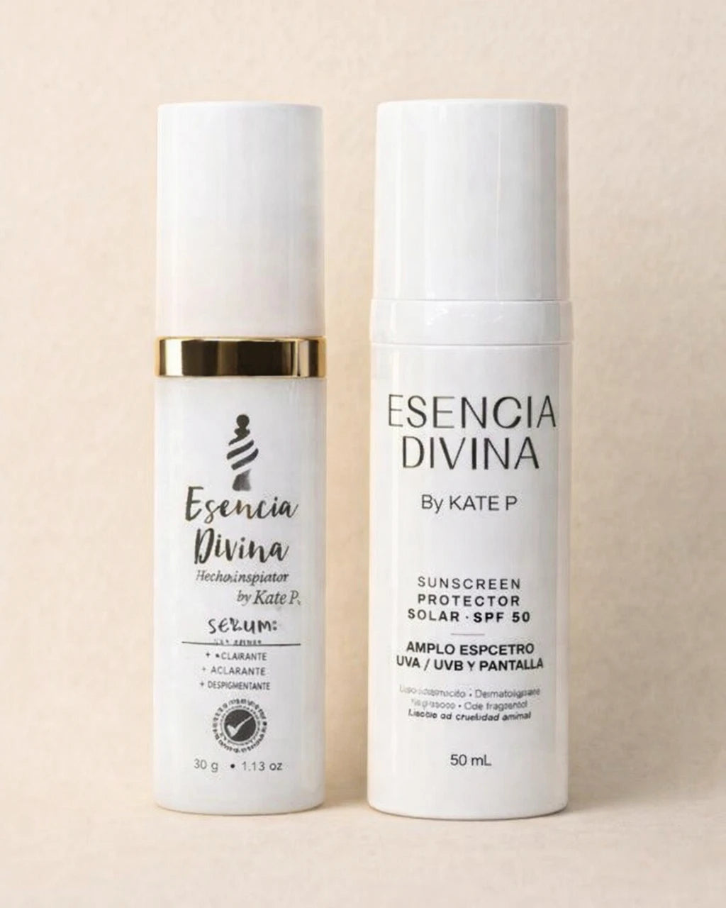 Dúo Perfecto Esencia Divina – Piel luminosa, uniforme y protegida todos los días.