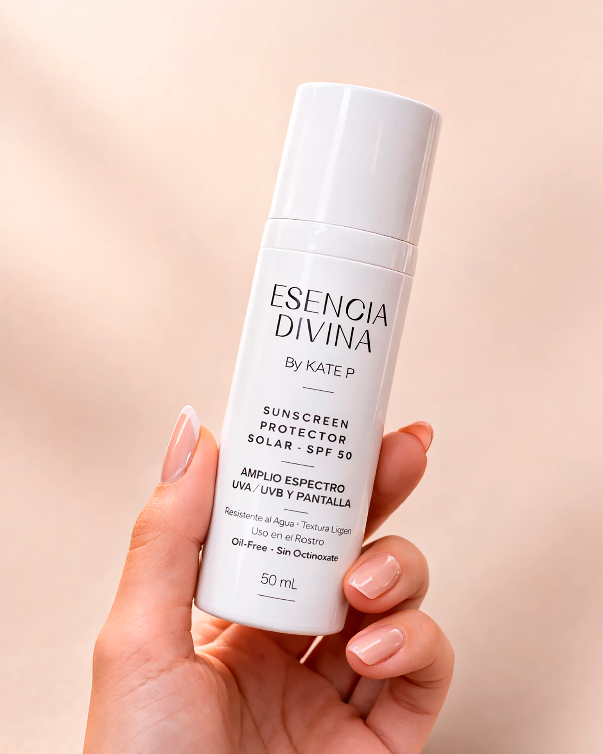 Protector Solar Facial SPF 50 – Hidrata, calma y previene manchas.